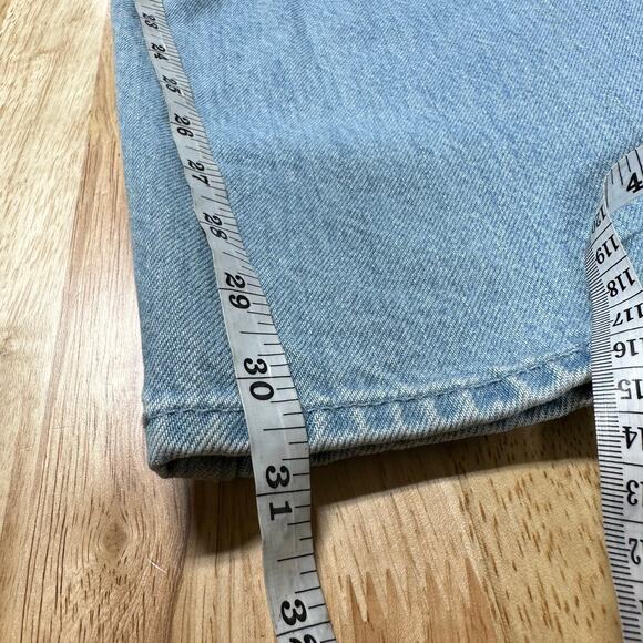 Mother Snacks NWT the Pleated Fun Dip Puddle Jeans Size 32 Wide Leg High Rise - Picture 11 of 11